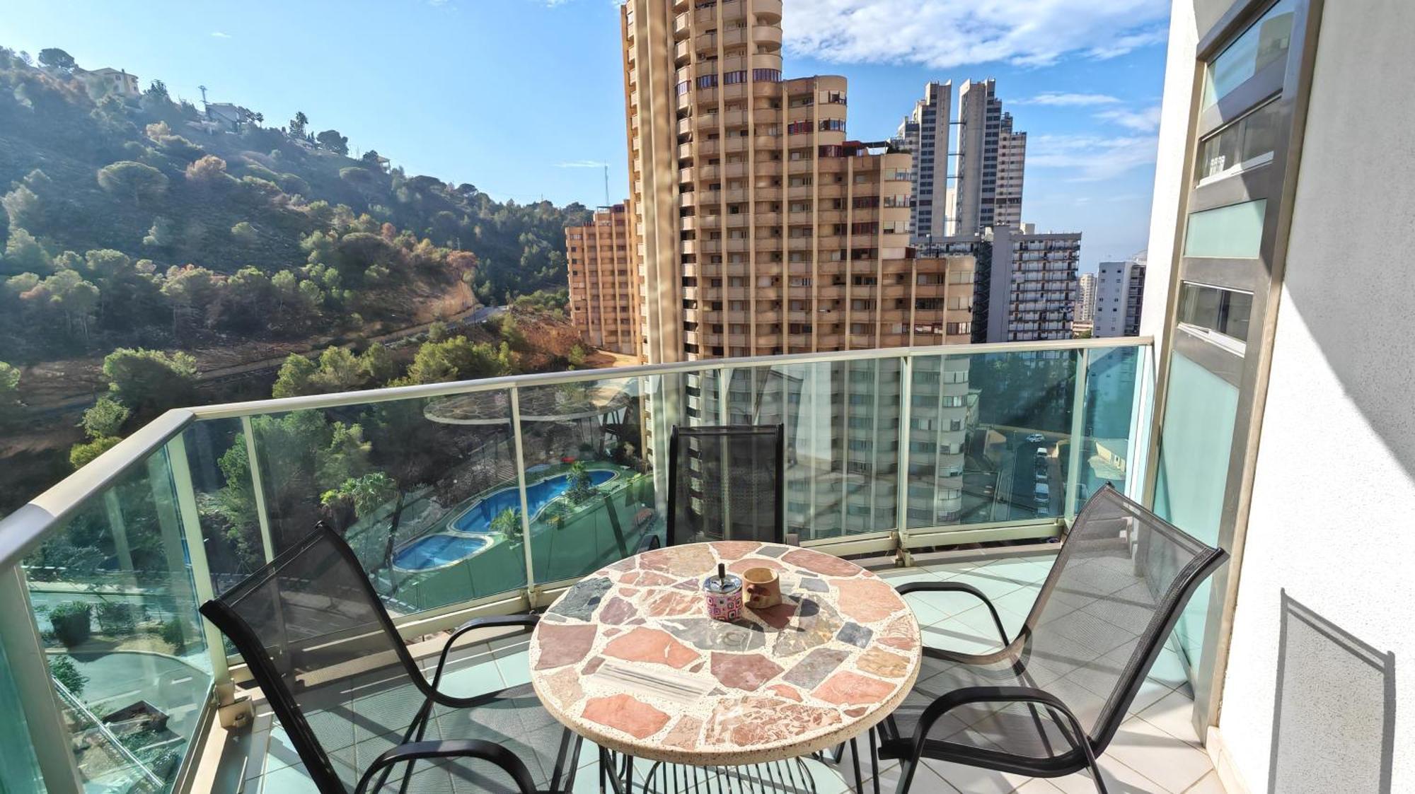 Skyline 5 Apartment With Private Balcony And Nice Views Benidorm Exteriér fotografie
